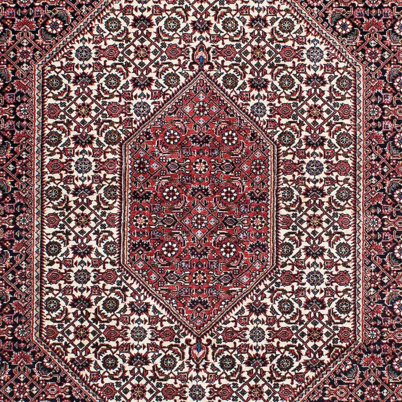 Tapis persan - Bidjar - 211 x 132 cm - rouge clair