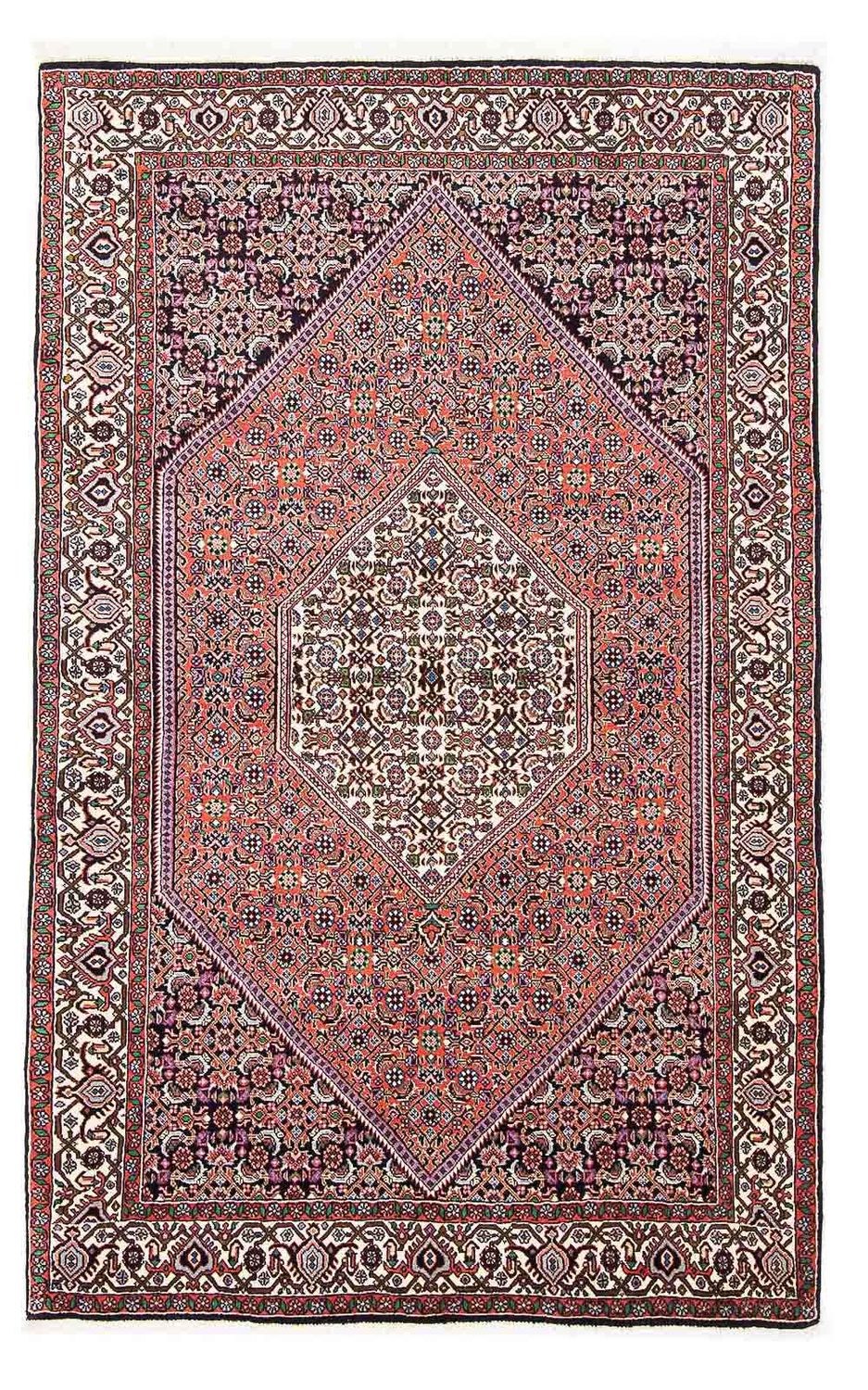Tapis persan - Bidjar - 172 x 111 cm - saumon