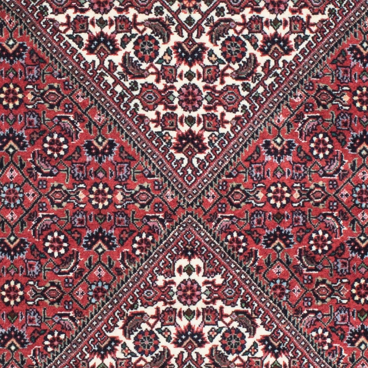 Tapis de couloir Tapis persan - Bidjar - 205 x 73 cm - rouge