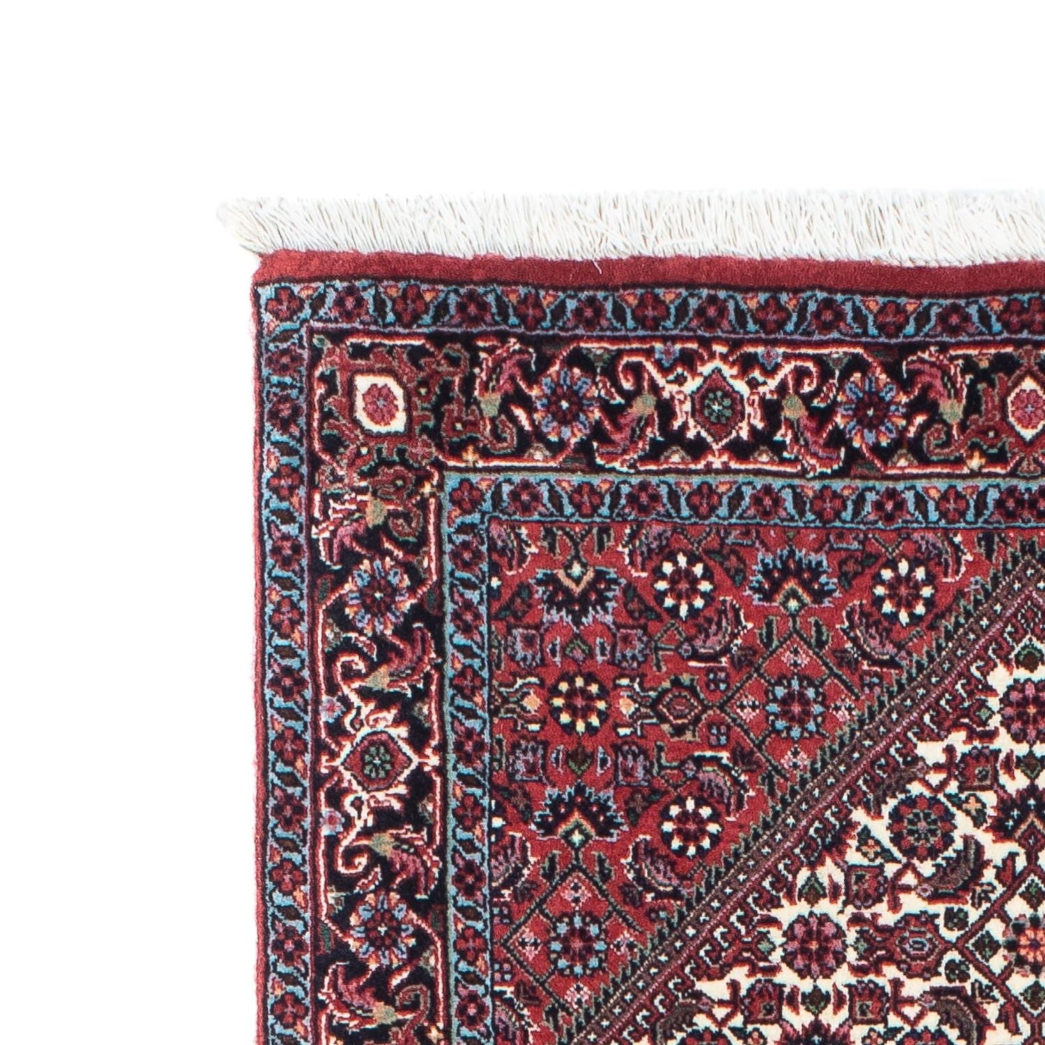 Tapis de couloir Tapis persan - Bidjar - 205 x 73 cm - rouge