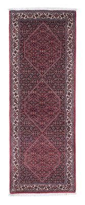 Tapis de couloir Tapis persan - Bidjar - 213 x 75 cm - bleu foncé