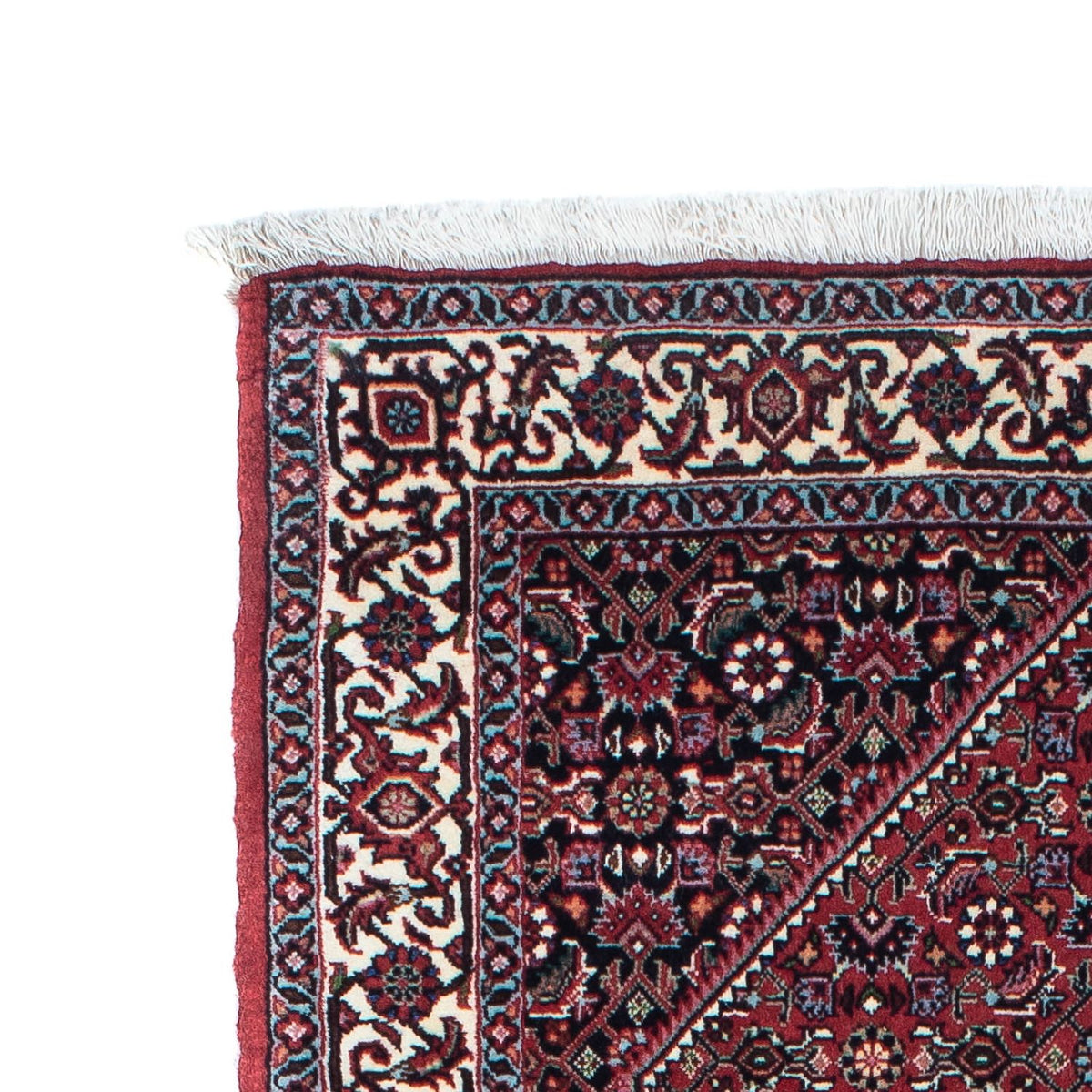 Tapis de couloir Tapis persan - Bidjar - 213 x 75 cm - bleu foncé