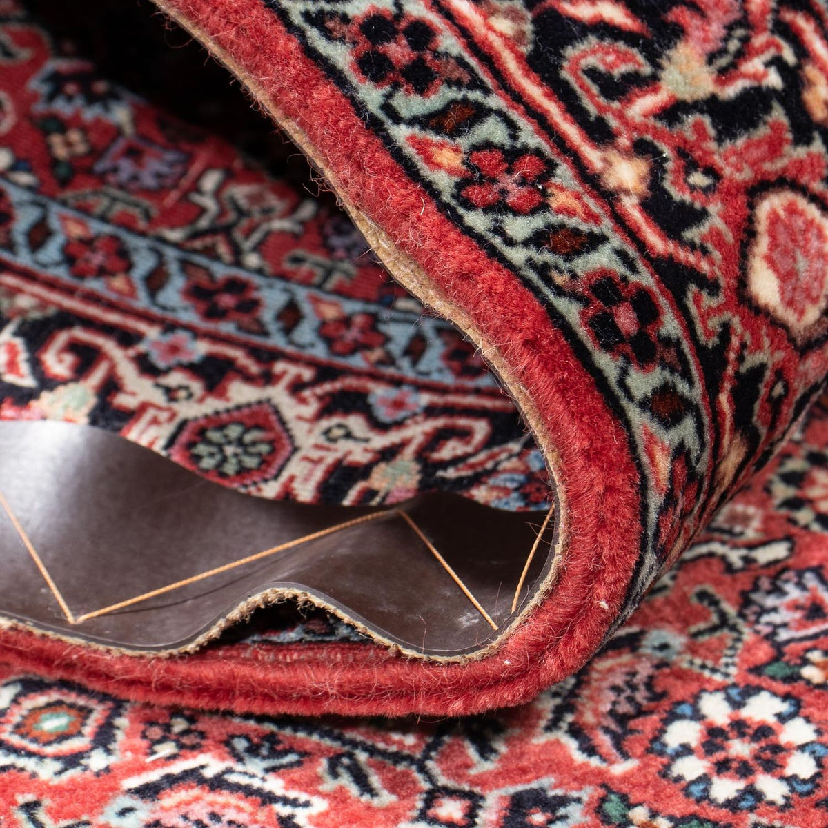 Tapis de couloir Tapis persan - Bidjar - 193 x 76 cm - rouge