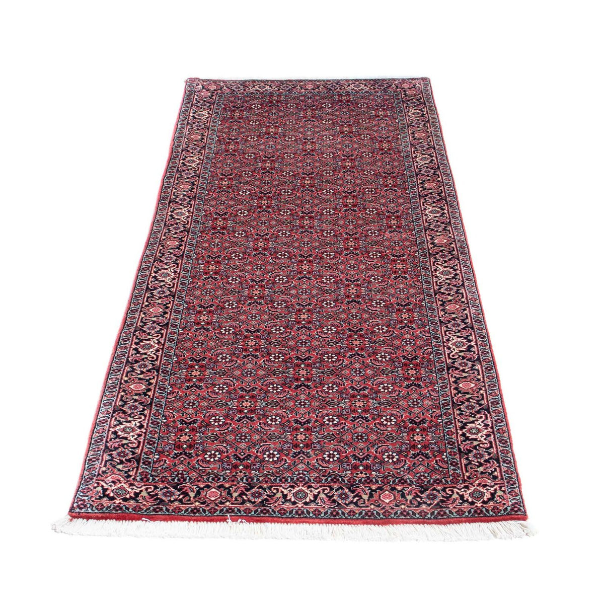 Tapis de couloir Tapis persan - Bidjar - 193 x 76 cm - rouge