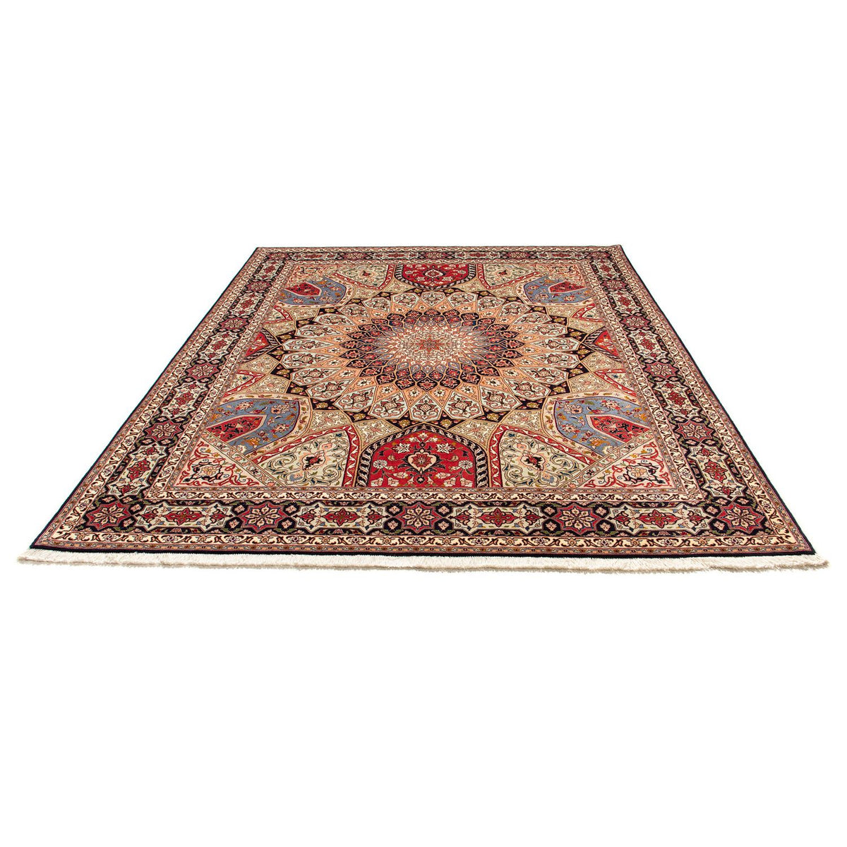 Tapis persan - Tabriz - Royal - 250 x 204 cm - multicolore