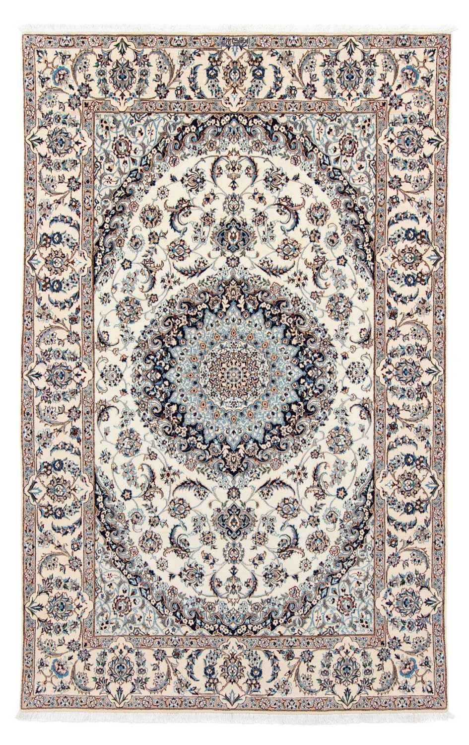 Tapis persan - Nain - Royal - 295 x 194 cm - beige