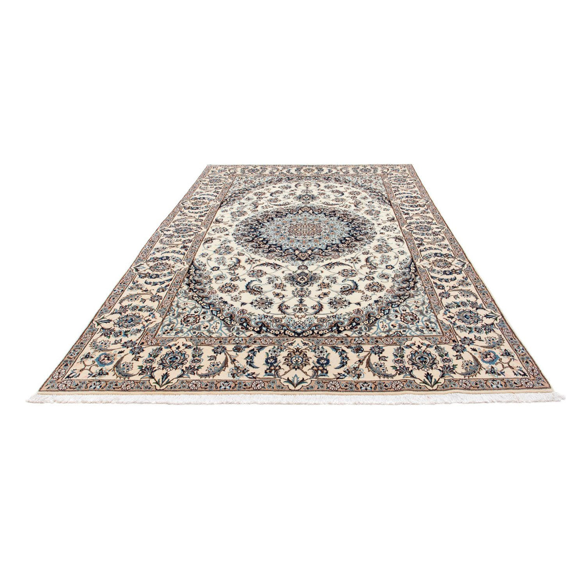 Tapis persan - Nain - Royal - 295 x 194 cm - beige