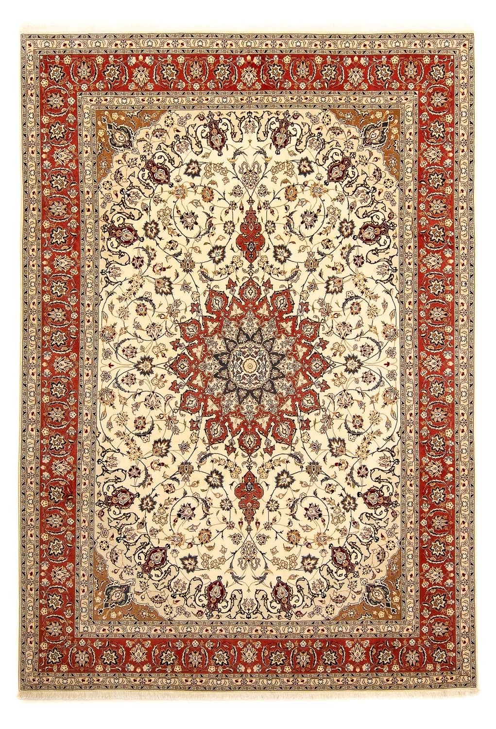 Tapis persan - Tabriz - Royal - 349 x 252 cm - beige