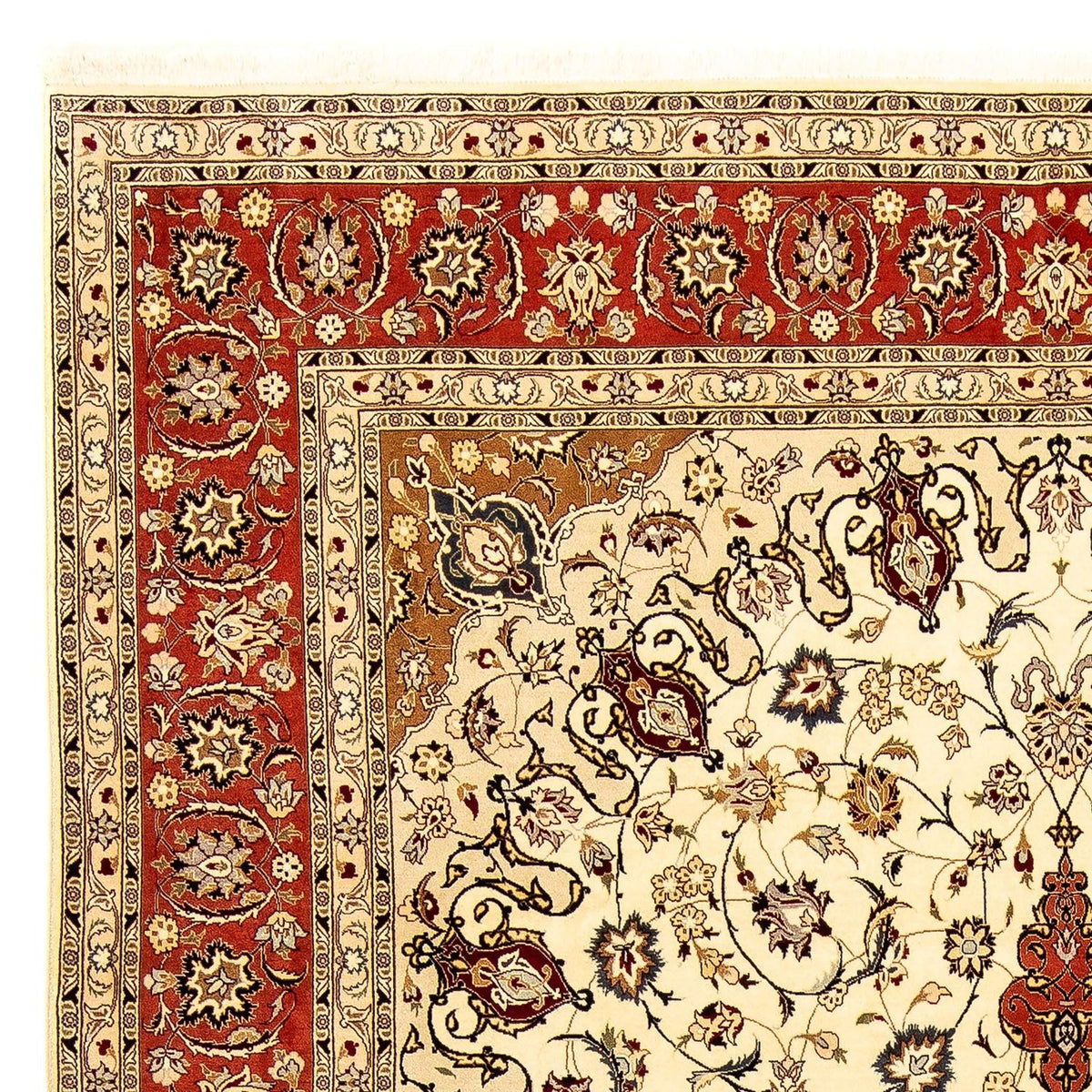 Tapis persan - Tabriz - Royal - 349 x 252 cm - beige
