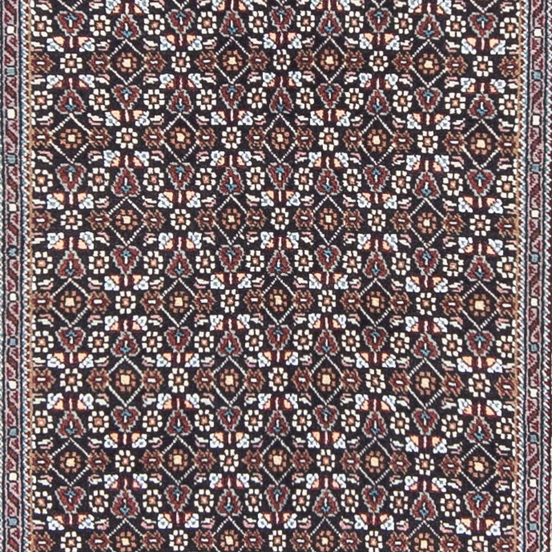 Tapis de couloir Tapis persan - Tabriz - 391 x 70 cm - gris