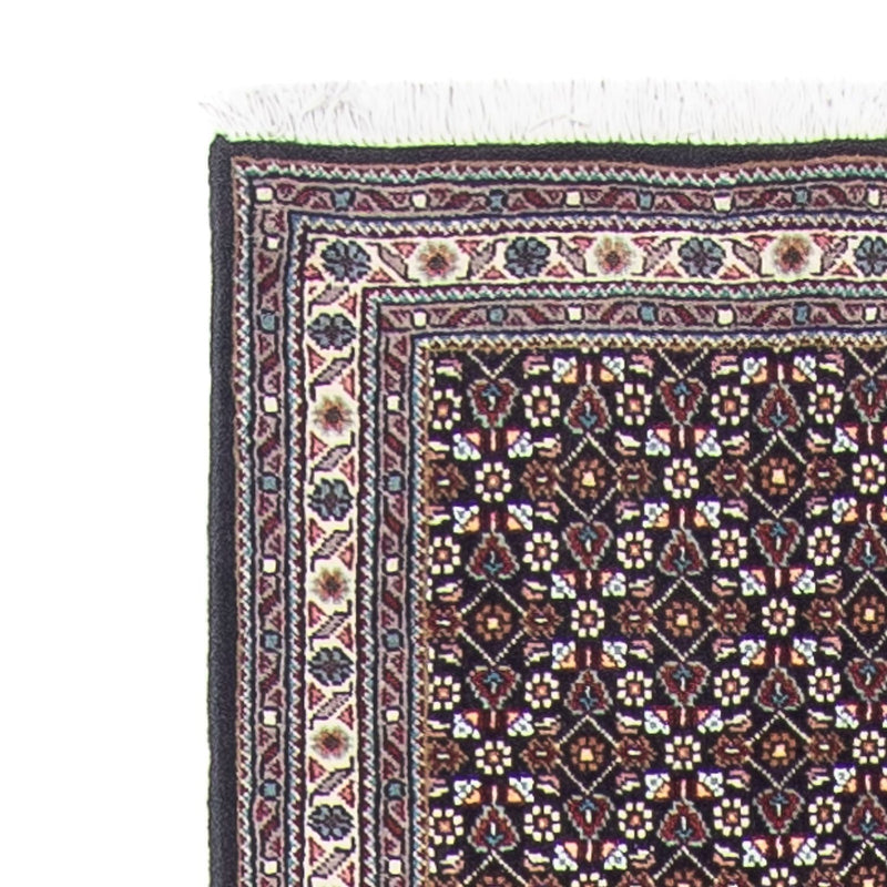 Tapis de couloir Tapis persan - Tabriz - 391 x 70 cm - gris