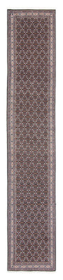 Tapis de couloir Tapis persan - Tabriz - 392 x 67 cm - gris
