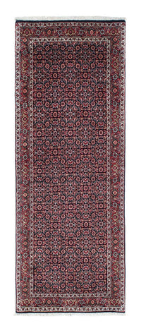 Tapis de couloir Tapis persan - Bidjar - 196 x 74 cm - bleu foncé