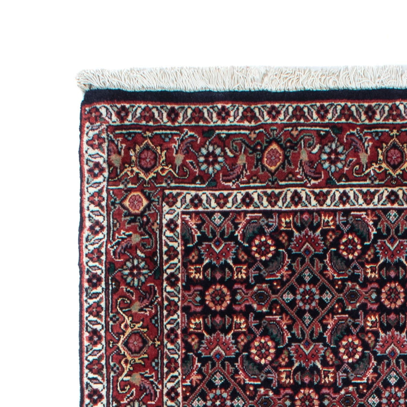 Tapis de couloir Tapis persan - Bidjar - 196 x 74 cm - bleu foncé