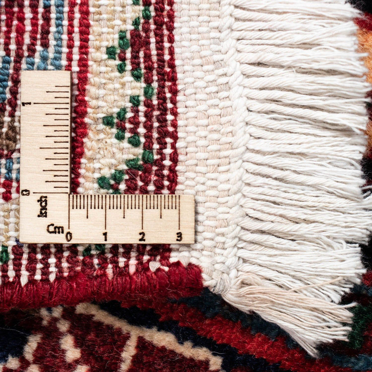 Tapis persan - Nomadic - 126 x 91 cm - bleu foncé