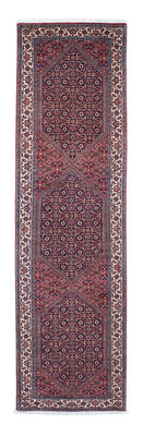 Tapis de couloir Tapis persan - Bidjar - 279 x 73 cm - rouge clair