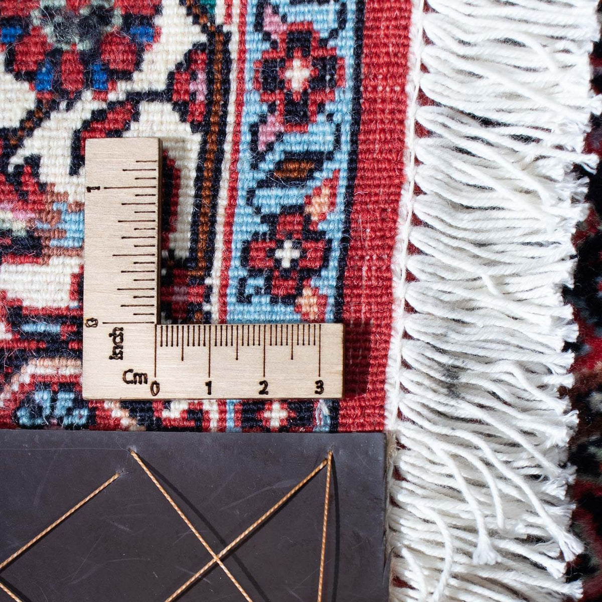 Tapis de couloir Tapis persan - Bidjar - 279 x 73 cm - rouge clair