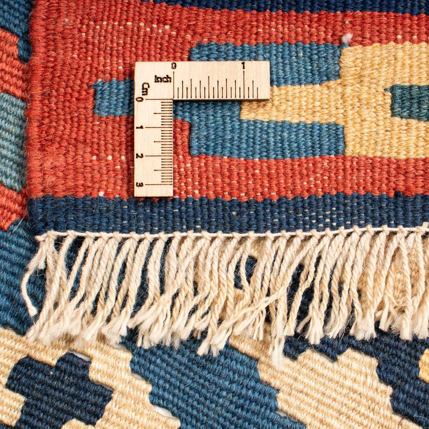 Tapis Kelim - Oriental - 174 x 148 cm - bleu