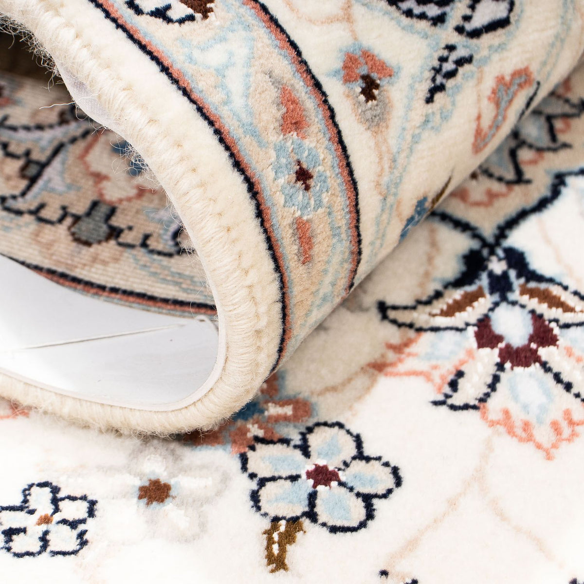 Tapis persan - Nain - Royal - 197 x 137 cm - beige