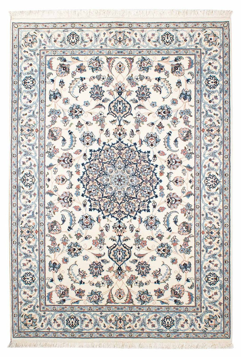 Tapis persan - Nain - Royal - 203 x 138 cm - beige