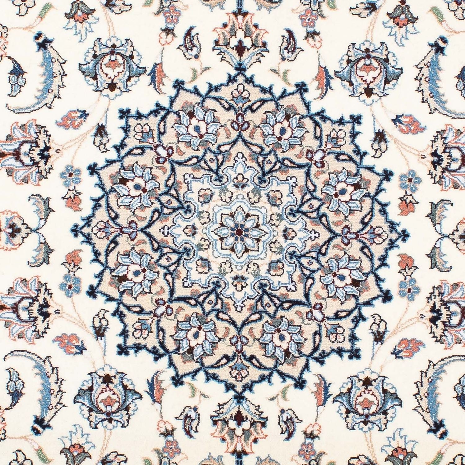 Tapis persan - Nain - Royal - 203 x 138 cm - beige
