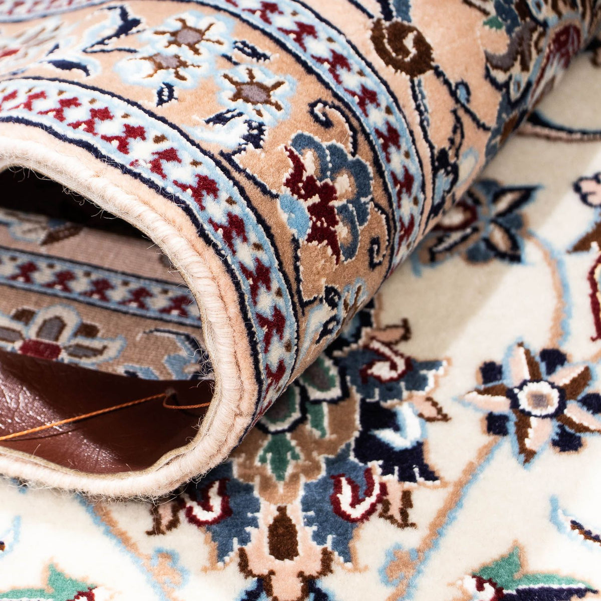 Tapis persan - Nain - Premium - 260 x 173 cm - beige