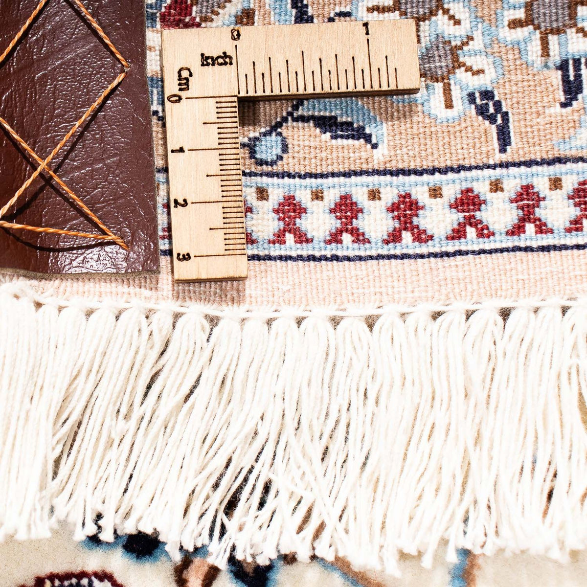 Tapis persan - Nain - Premium - 260 x 173 cm - beige