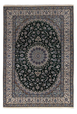 Tapis persan - Ghom - 352 x 241 cm - noir