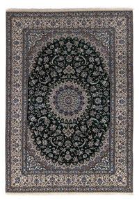 Tapis persan - Ghom - 352 x 241 cm - noir