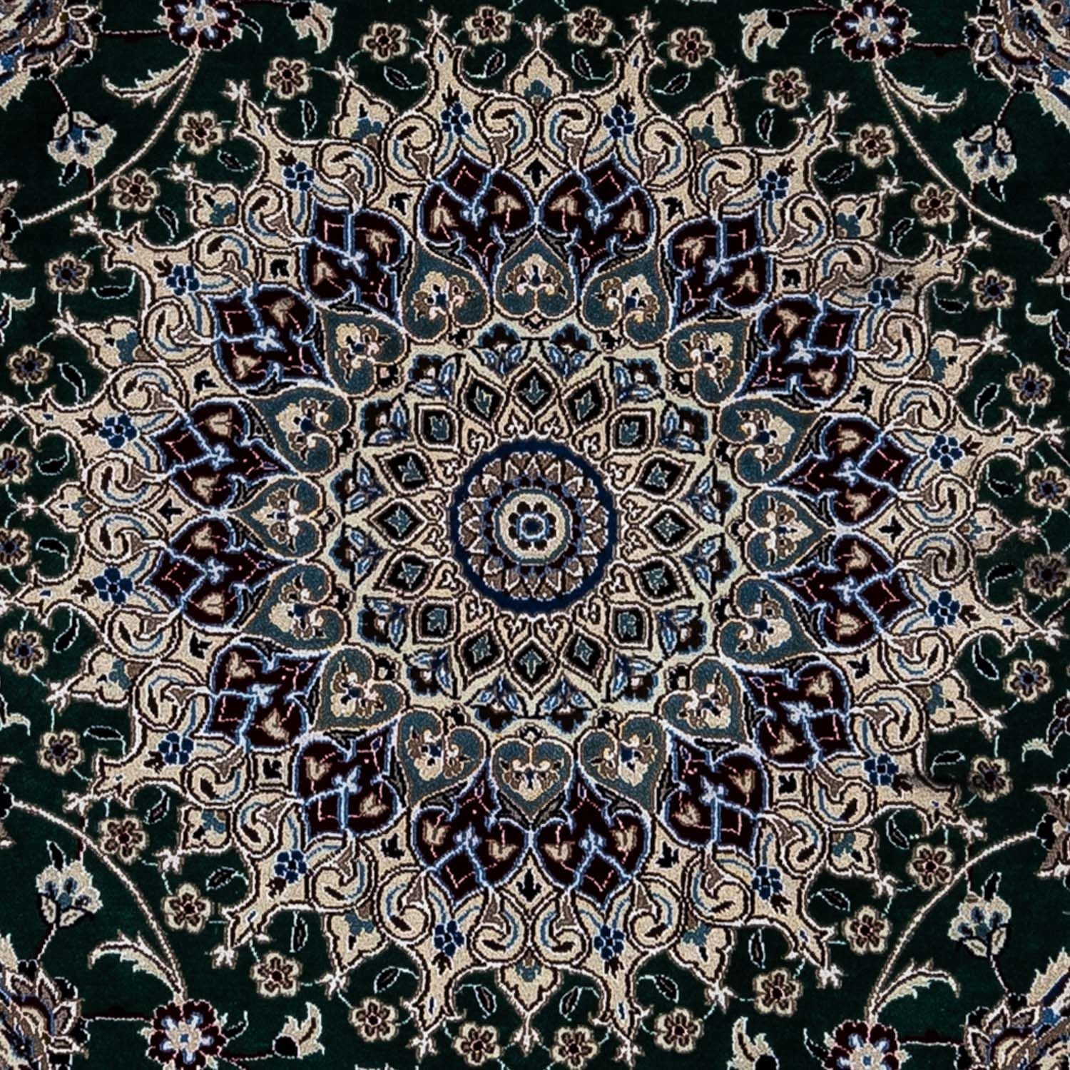 Tapis persan - Ghom - 352 x 241 cm - noir