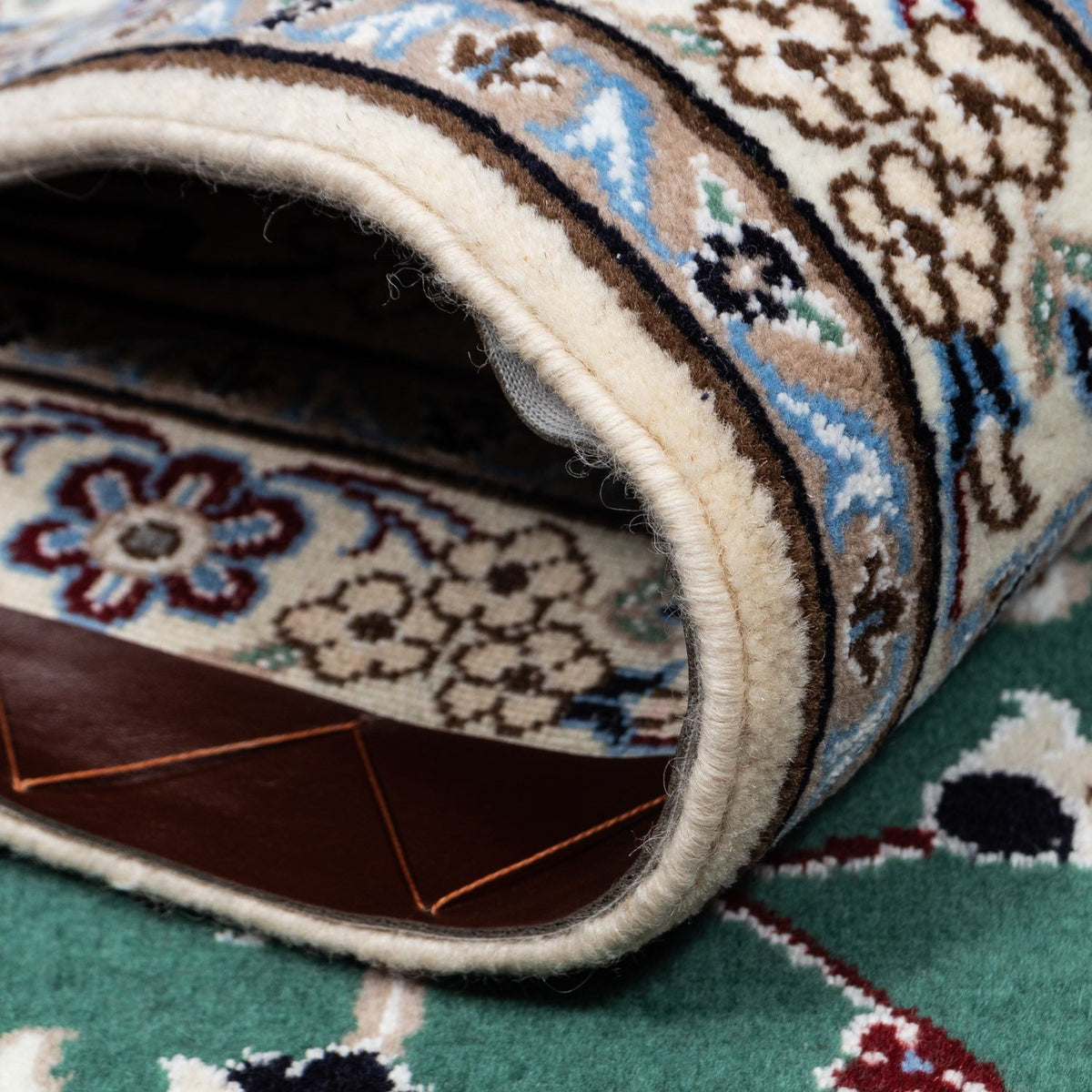 Tapis persan - Ghom - 352 x 241 cm - noir