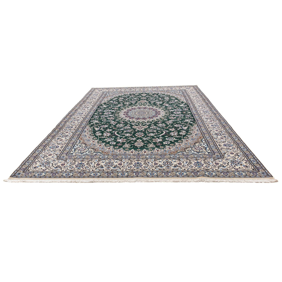 Tapis persan - Ghom - 352 x 241 cm - noir