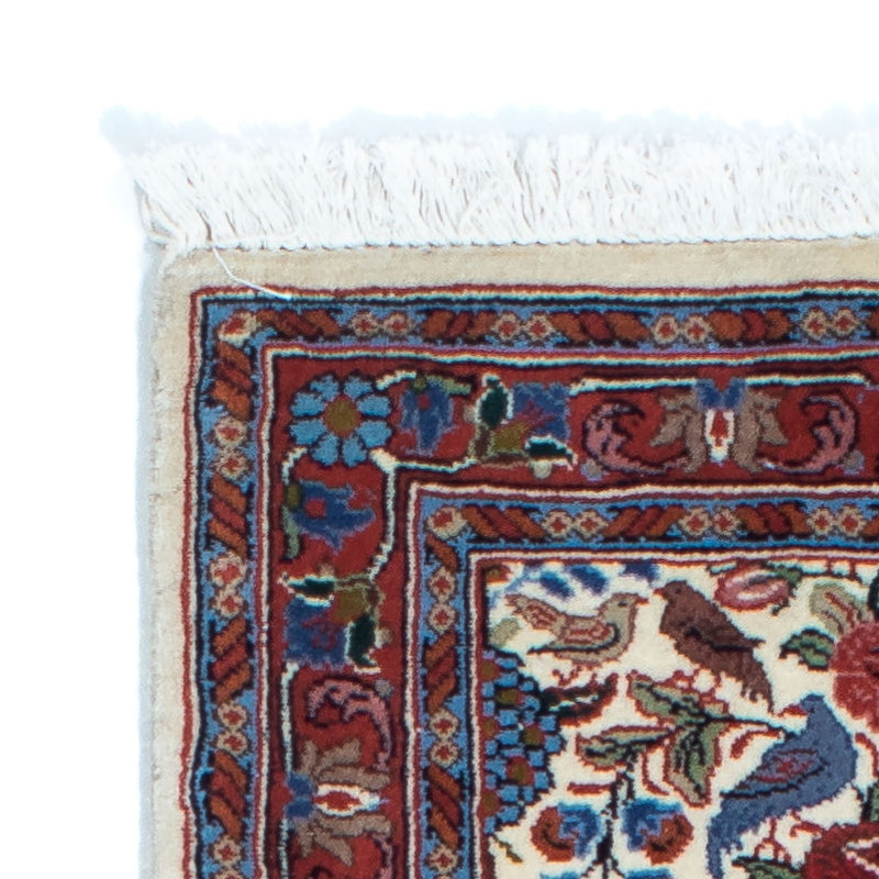 Tapis de couloir Tapis persan - Ghom - 160 x 49 cm - beige