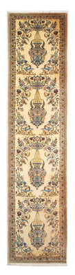 Tapis de couloir Tapis persan - Royal - 292 x 70 cm - beige