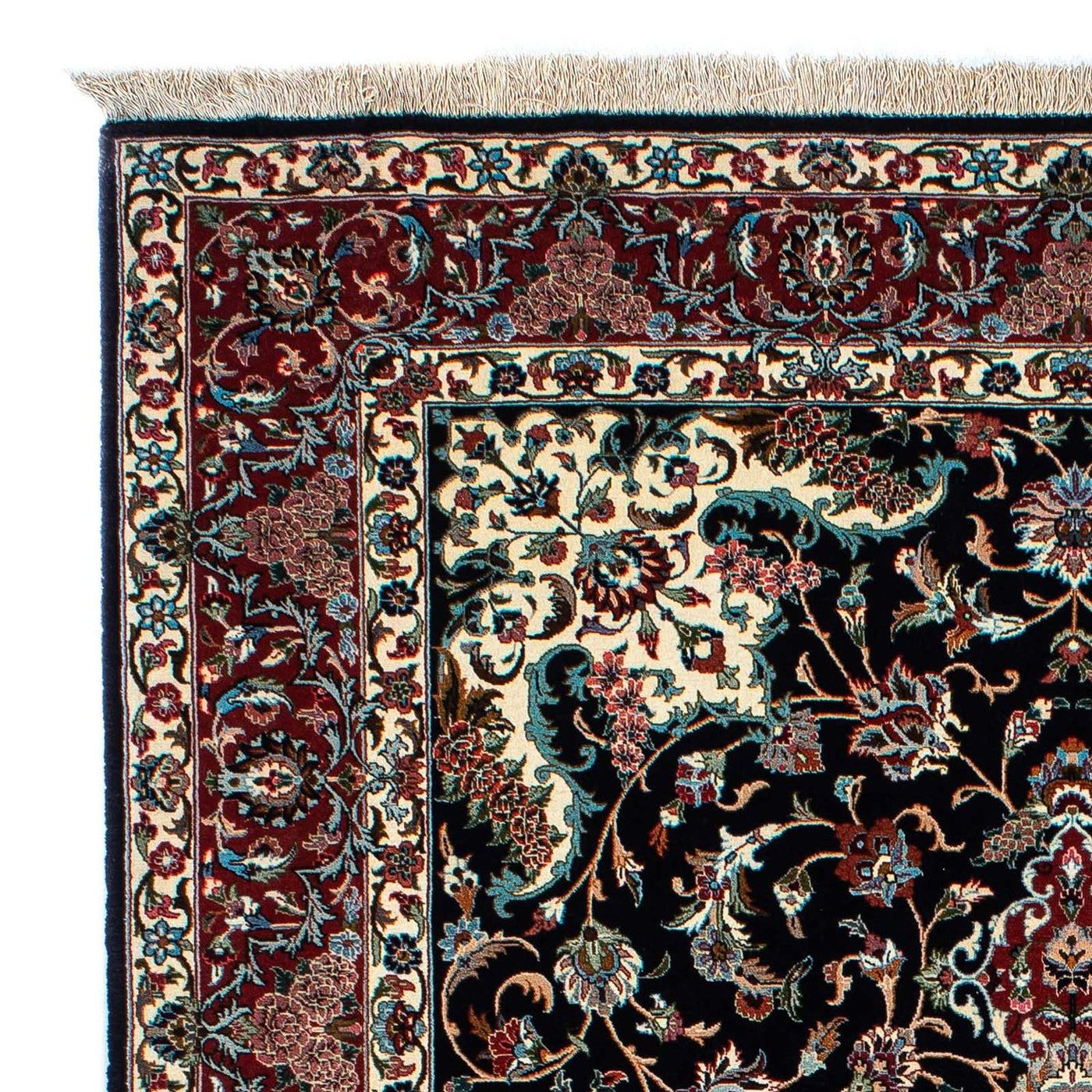 Tapis de Qom Tapis 213x141cm - Tapis persan