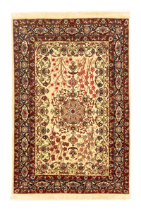 Tapis persan - Ghom - 153 x 100 cm - beige