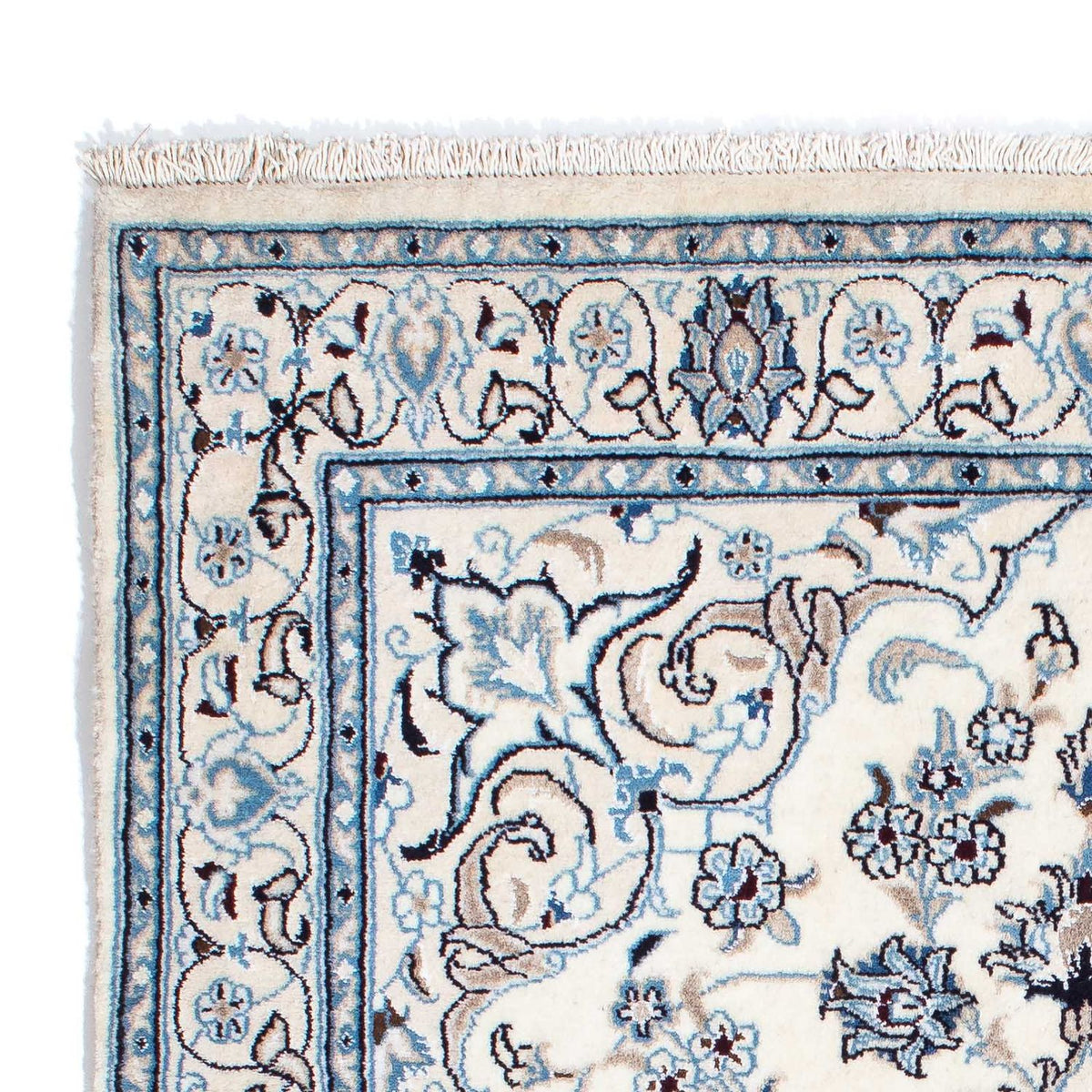 Tapis persan - Nain - Royal - 195 x 124 cm - beige