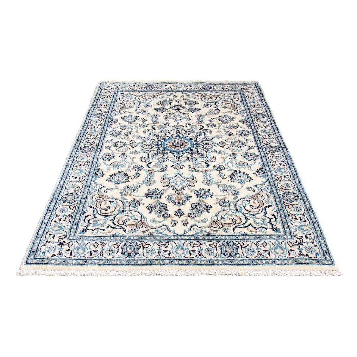 Tapis persan - Nain - Royal - 195 x 124 cm - beige