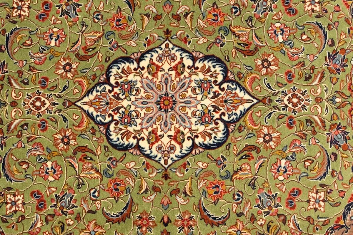 Tapis persan - Classique - 153 x 104 cm - vert