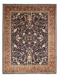Tapis persan - Nomadic - 225 x 175 cm - bleu foncé