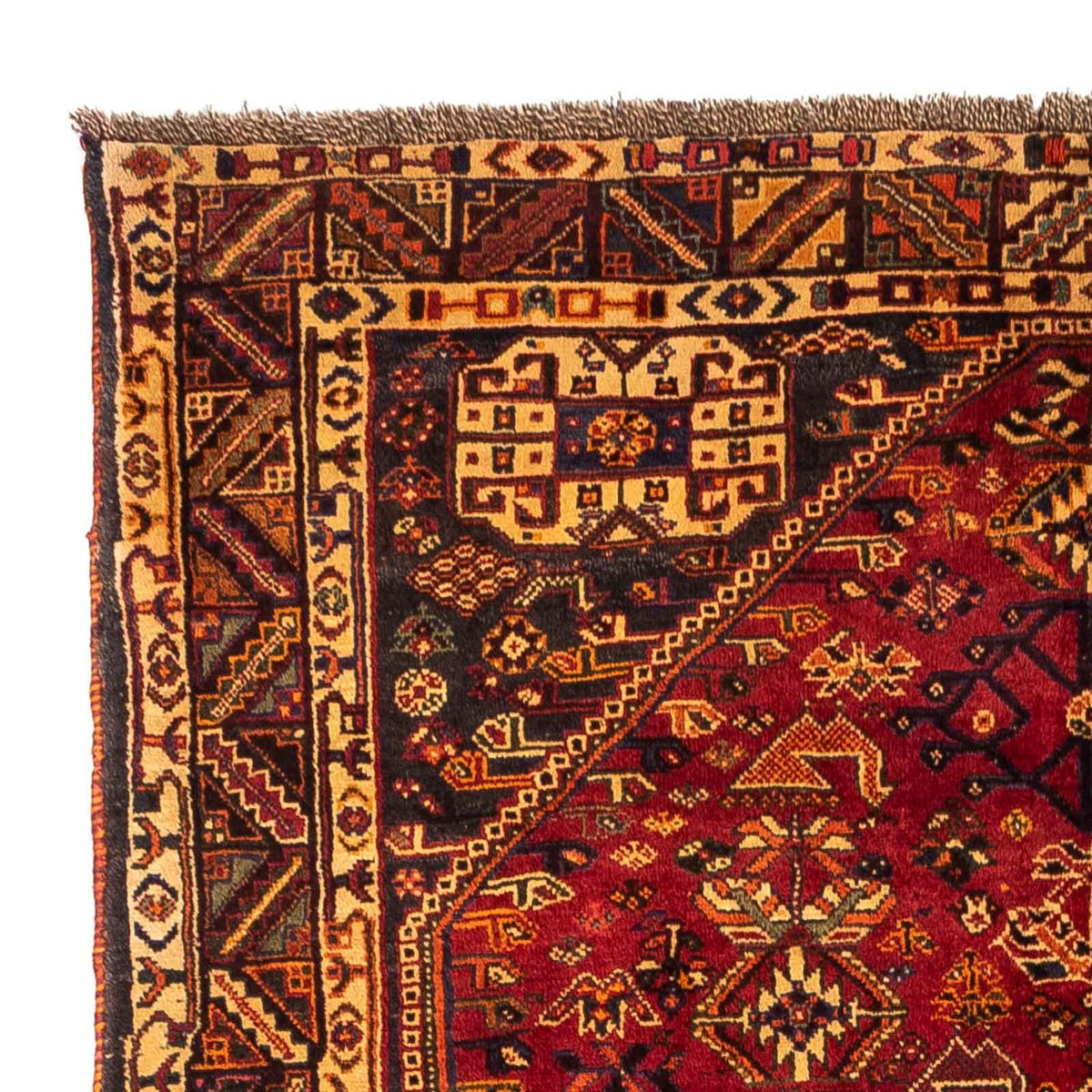 Tapis persan - Nomadic - 270 x 163 cm - rouge foncé