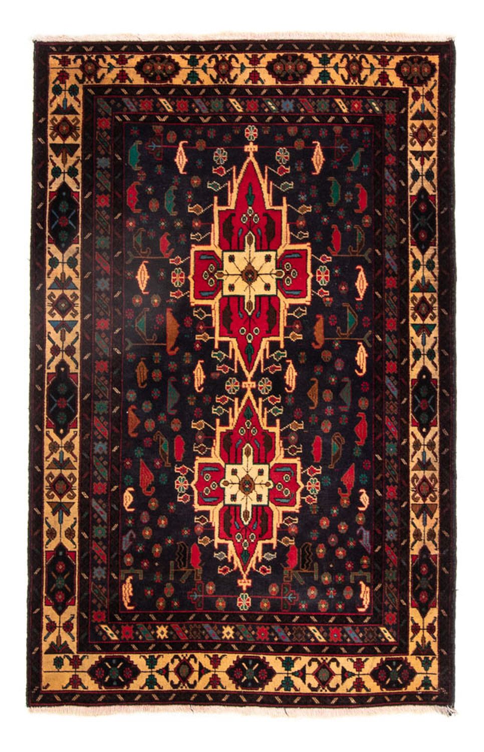 Tapis Belutsch - 180 x 115 cm - bleu foncé