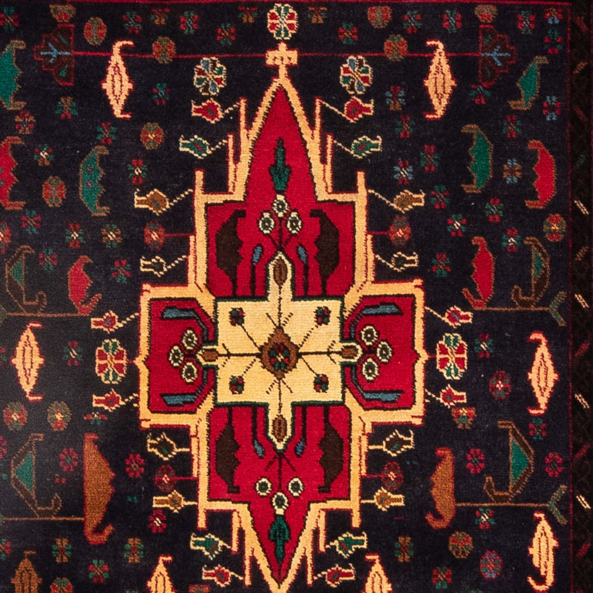 Tapis Belutsch - 180 x 115 cm - bleu foncé