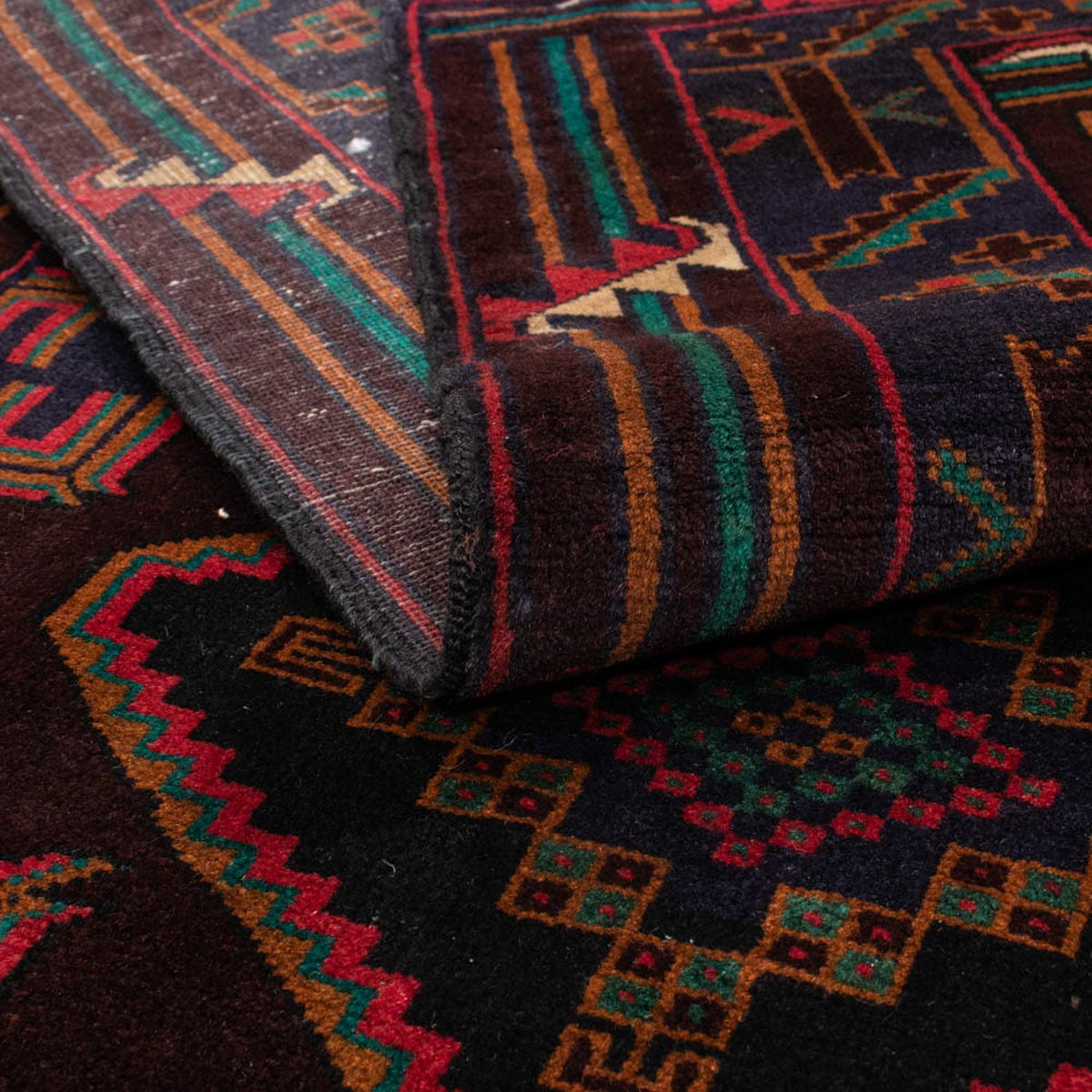 Tapis de couloir Tapis Belutsch - 206 x 108 cm - marron