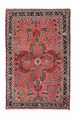 Tapis persan - Nomadic - 123 x 77 cm - rouge clair