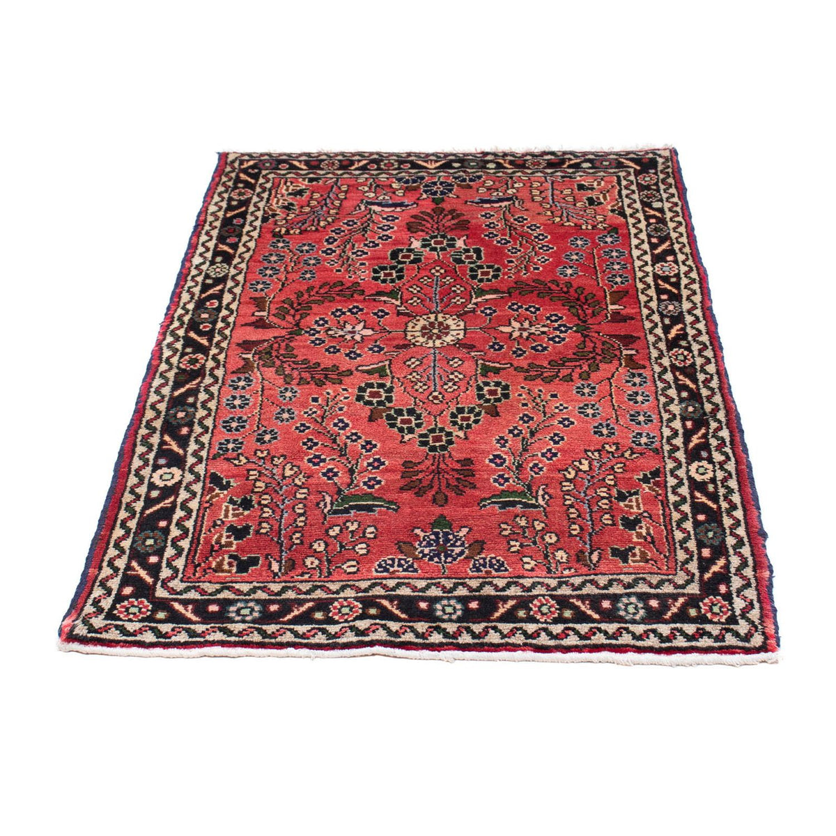 Tapis persan - Nomadic - 123 x 77 cm - rouge clair