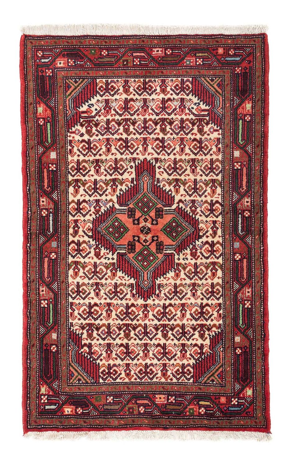 Tapis persan - Nomadic - 126 x 80 cm - beige