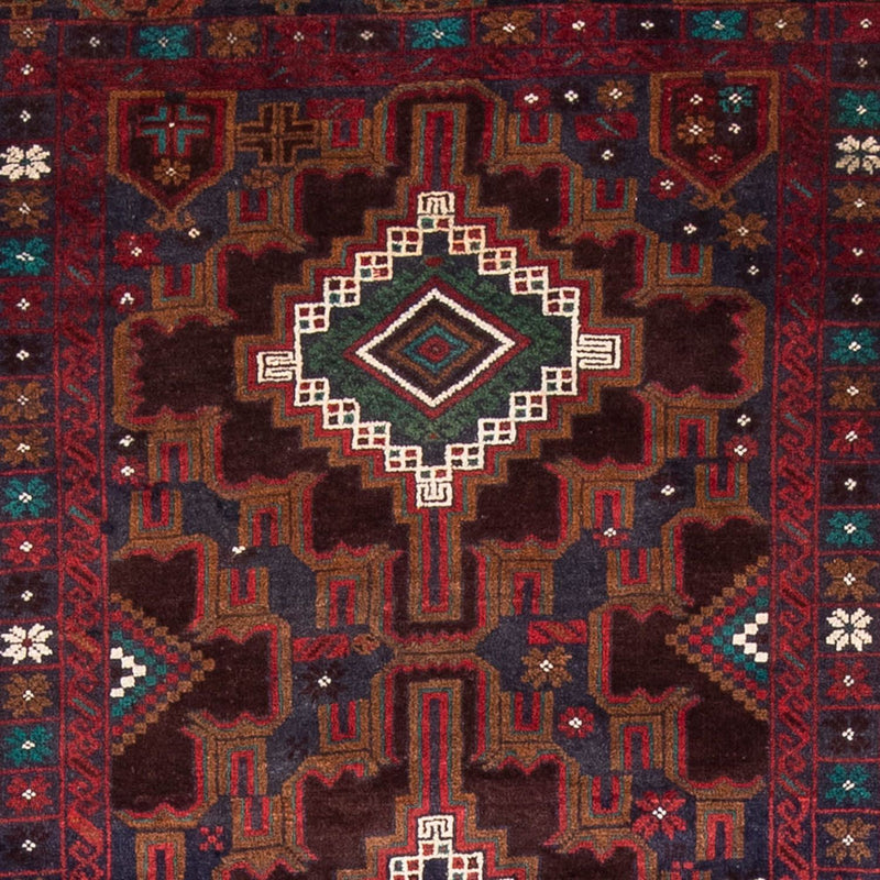 Tapis de couloir Tapis Belutsch - 194 x 105 cm - rouille
