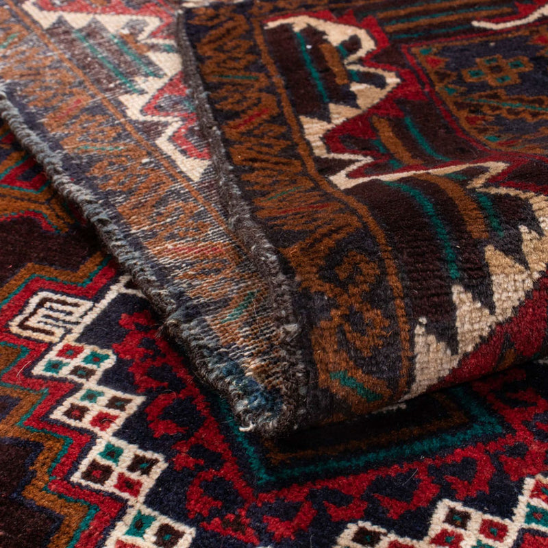 Tapis de couloir Tapis Belutsch - 194 x 105 cm - rouille