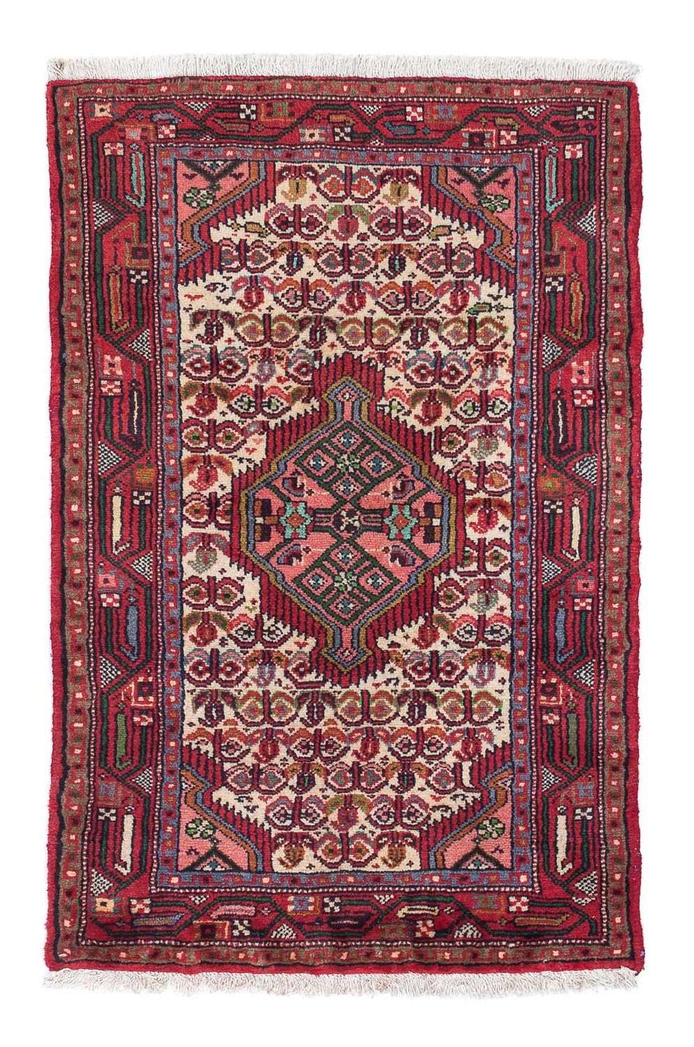Tapis persan - Nomadic - 113 x 72 cm - beige
